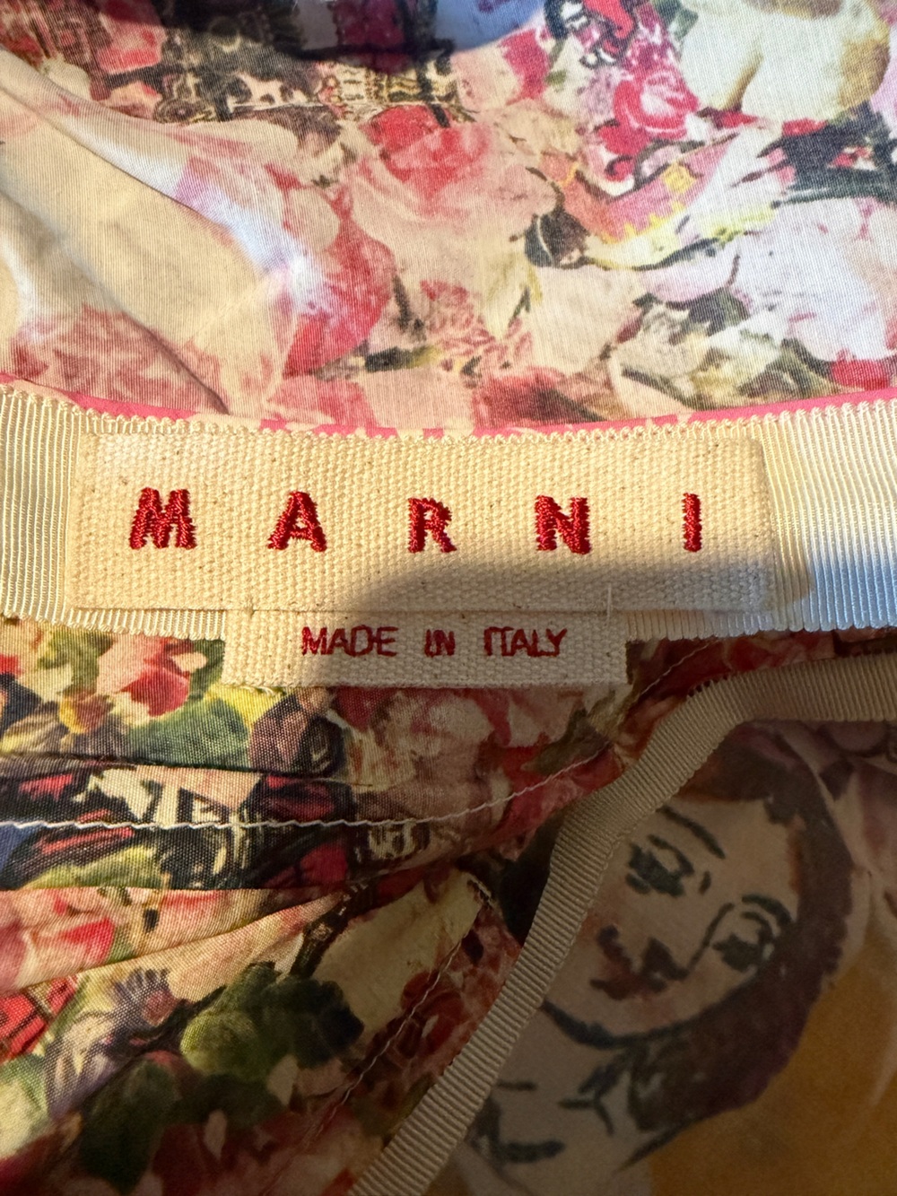 Marni mixed print poplin dress size 38 - Picture 11 of 16
